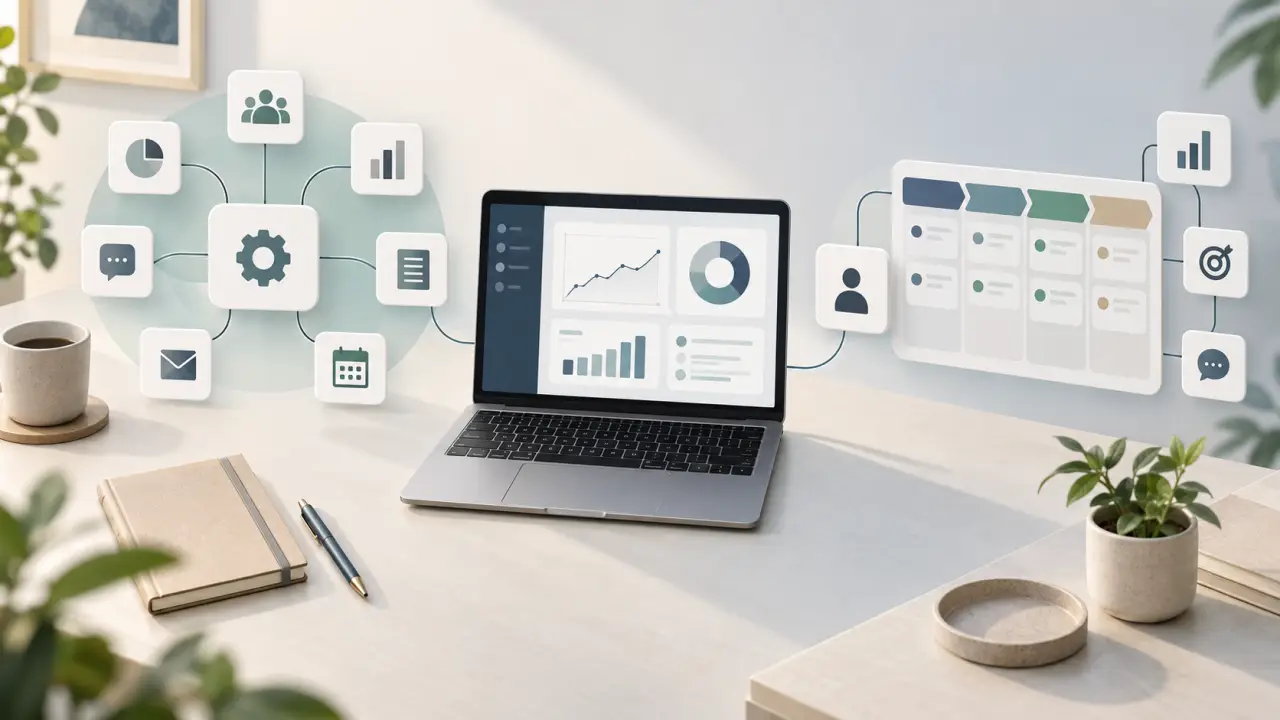 Tableau de bord CRM pour le pilotage commercial d'une PME