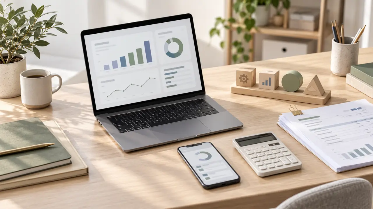 Tableau de bord numérique pour piloter les outils et le budget d'une entreprise