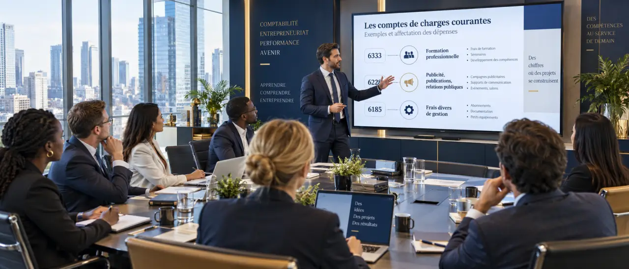 Formation en comptabilité : 6333, 6228 ou 6185, le compte dépend de la dépense