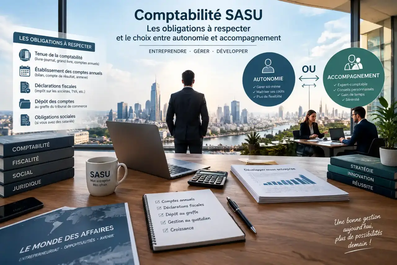 Comptabilité SASU : les obligations à respecter et le choix entre autonomie et accompagnement
