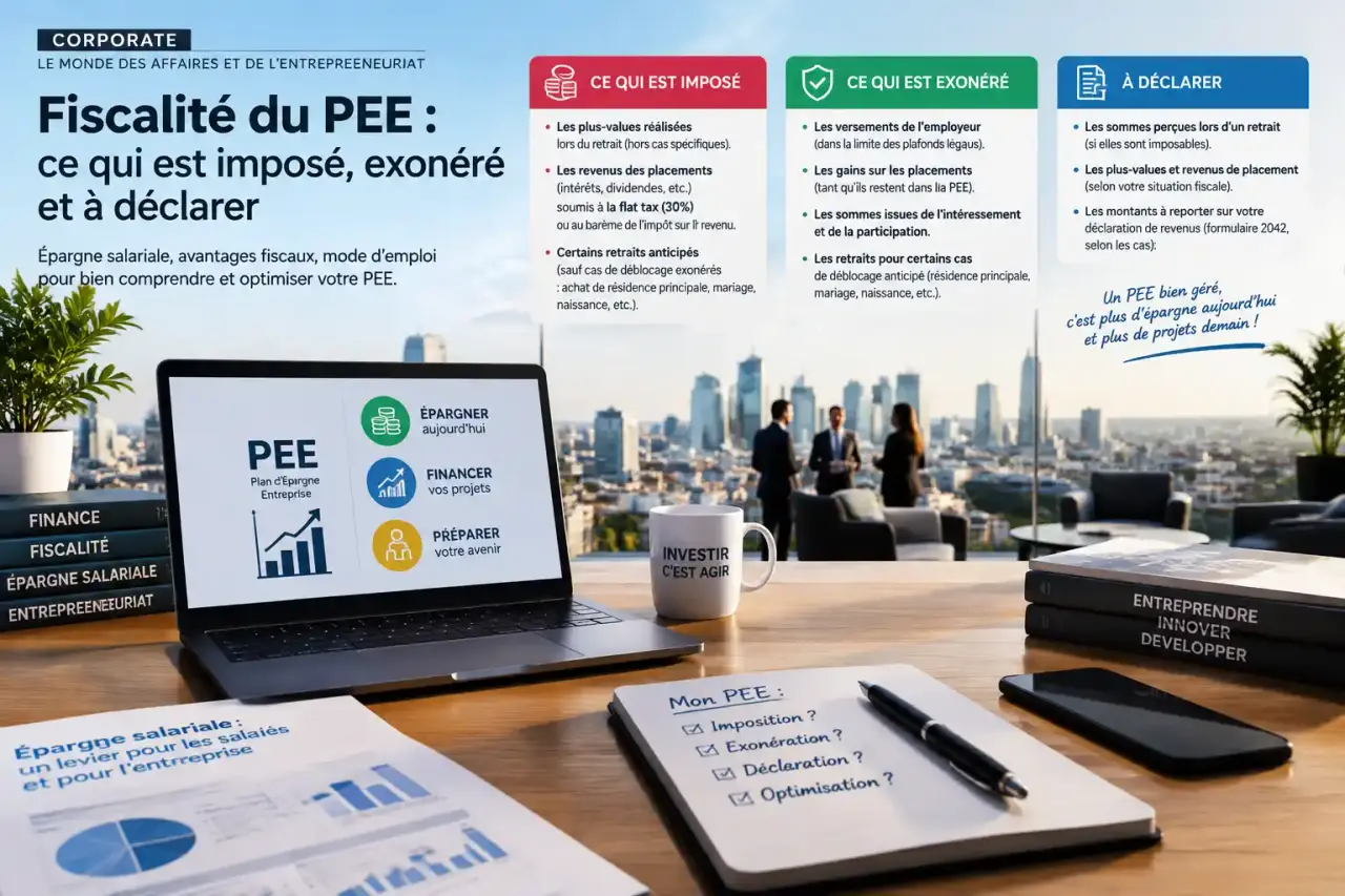 Fiscalité du PEE : ce qui est imposé, exonéré et à déclarer