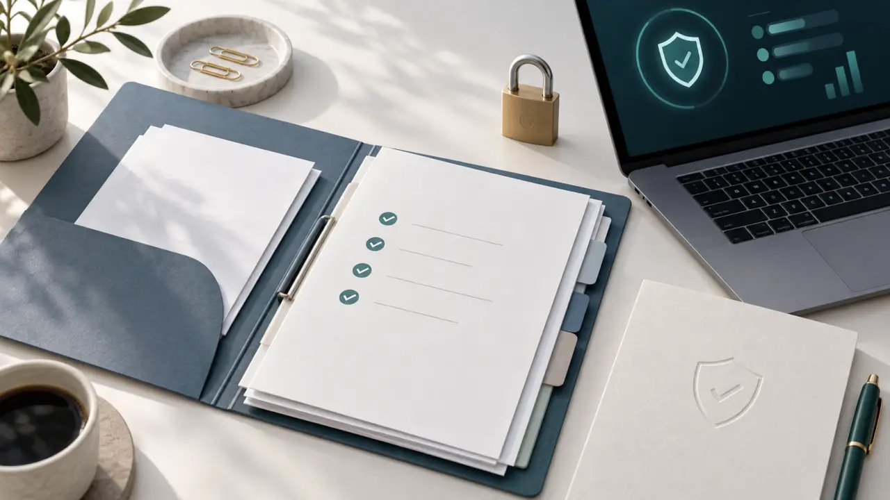 Checklist des documents nécessaires pour démontrer la conformité RGPD